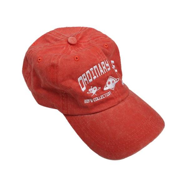 ORDINARY PEOPLE(オーディナリーピープル)     ORDINARY LOGO BALL CAP ORANGE
