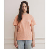 ワンダービジター(WONDER VISITOR)     WDVST Logo T-shirt [Coral]