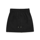 Odd Studio (オッドスタジオ) FRONT POCKET SWEAT MINI SKIRT - BLACK