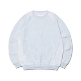 NOMANUAL(ノーマニュアル) EMBLEM SWEATSHIRT - WHITE MELANGE