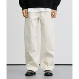 KND(ケイエンド)   HIROI DOUBLE KNEE WIDE PANTS CREAM