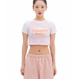 ARCHIVE BOLD (アーカイブボールド)　AB POP STAR CROP TOP (PINK)