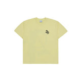 アクメドラビ(acme' de la vi) BIG NEW SYMBOL PRINTING SHORT SLEEVE T-SHIRT YELLOW