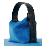 イーエスシースタジオ(ESC STUDIO) fur mini tote bag (blue)