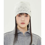 TARGETTO(ターゲット)     SCASI WEAVING BEANIE_IVORY