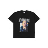 アクメドラビ(acme' de la vi)  DTP WINDOW SEAT BABY FACE SHORT SLEEVE T-SHIRT BLACK