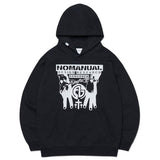 NOMANUAL(ノーマニュアル) N.M.C HOODIE - BLACK