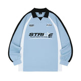 Odd Studio (オッドスタジオ) Strike Sporty Football Long Sleeve - sky blue