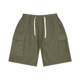 WASHED RIP STOP CARGO SHORT KHAKI(MG2DMMPA61A)