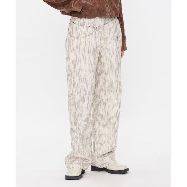 TARGETTO(ターゲット)     BRUSH PAINT WIDE PANTS_LIGHT BEIGE