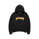 アクメドラビ(acme' de la vi)  GRAFFITI EMBOSS PRINTING HOODIE CHARCOAL