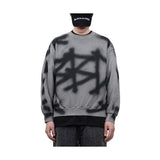 ブラックブロンド(BLACKBLOND)  BBD Sprayed Custom Pigment Crewneck Sweatshirt (Gray)