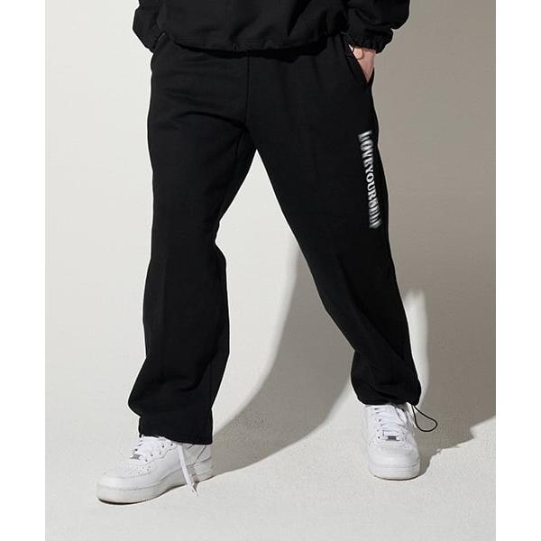 シディスコンマ(SHETHISCOMMA)  LV YOUR SELF PANTS(BLACK)