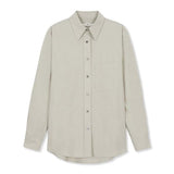 MMIC(エムエムアイシー)   Ordinary Shirt High Density High Cotton_Khaki Gray