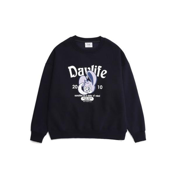 デイライフ(Daylife)   DAINY SWEATSHIRTS (NAVY)