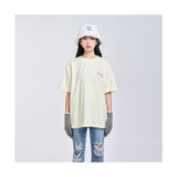 アクメドラビ(acme' de la vi)  PICNIC IN THE GARDEN SHORT SLEEVE T-SHIRT LIGHT YELLOW