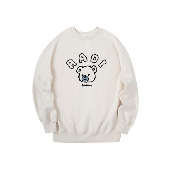 RADINEO (ラディネオ)　 RADIBEAR LINE SWEATSHIRTS CREAM