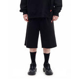 ARCHIVE BOLD (アーカイブボールド)　RED MOSS PATCHED HALF PANTS (BLACK)