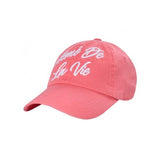 アクメドラビ(acme' de la vi) BIG SCRIPT CHAIN EMBROIDERY BALL CAP PINK