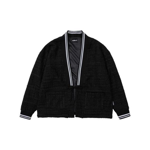 アジョバイアジョ(AJOBYAJO)            Tweed Cardigan [BLACK]