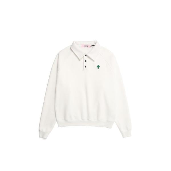benir (ベニル)  B CLOVER COLLAR CREWNECK[IVORY]_BNTTICR01UI2