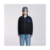 アクメドラビ(acme' de la vi)  VAN GOGH ARTWORK ZIP UP KNIT BLACK