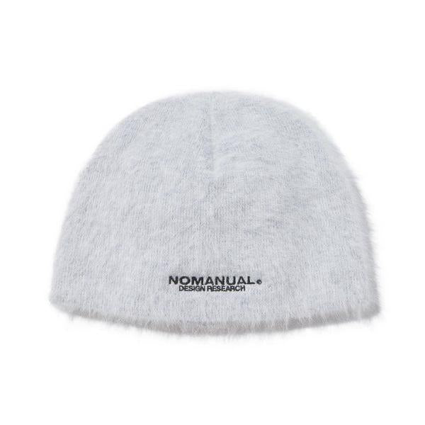 NOMANUAL(ノーマニュアル)    NM HAIRY BEANIE - LIGHT GRAY