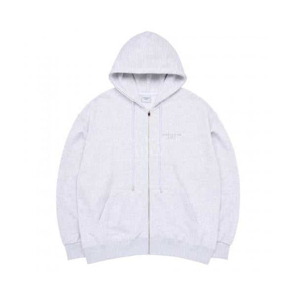 アクメドラビ(acme' de la vi)  BASIC LOGO SEASON2 HOODIE ZIP UP MELANGE