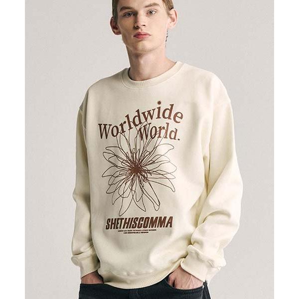 シディスコンマ(SHETHISCOMMA)  FLOWER GRAPHICS MTM (IVORY)