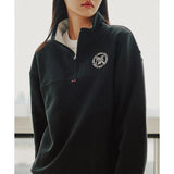 ROMANTIC CROWN(ロマンティック クラウン)    CIRCLE LOGO COTTON ANORAK_BLACK