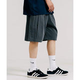 JEMUT (ジェモッ)  Noz Tencell Cotton Twotuck Bermuda Short Pants Darkgray KJSP2480