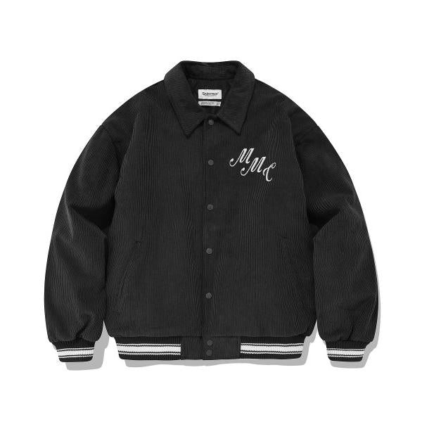 セイントペイン(SAINTPAIN) SP CORDUROY VARSITY JACKET-BLACK