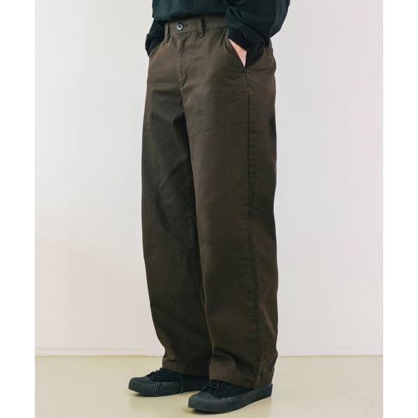JEMUT (ジェモッ)  River Wide Cotton Pants Goldbrown SOLP2446