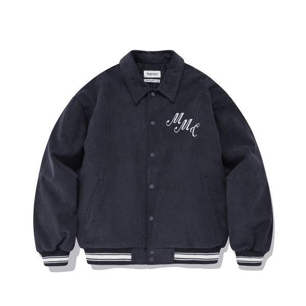 セイントペイン(SAINTPAIN) SP CORDUROY VARSITY JACKET-NAVY
