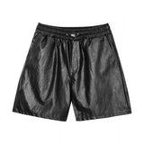 FLARE UP (フレアアップ)     leather Shorts - Black (FU-216_leather)