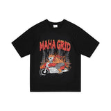 mahagrid (マハグリッド)     SKELETON BIKER TEE BLACK(MG2DMMT525A)