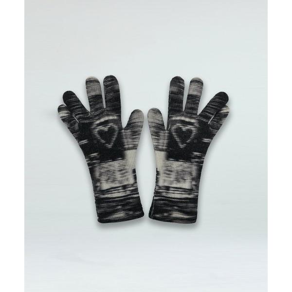 nache(ナチェ)   HEART KNIT GLOVES (UNISEX / BLACK)