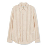 MMIC(エムエムアイシー)   Second look shirt nylon knit lace_beige
