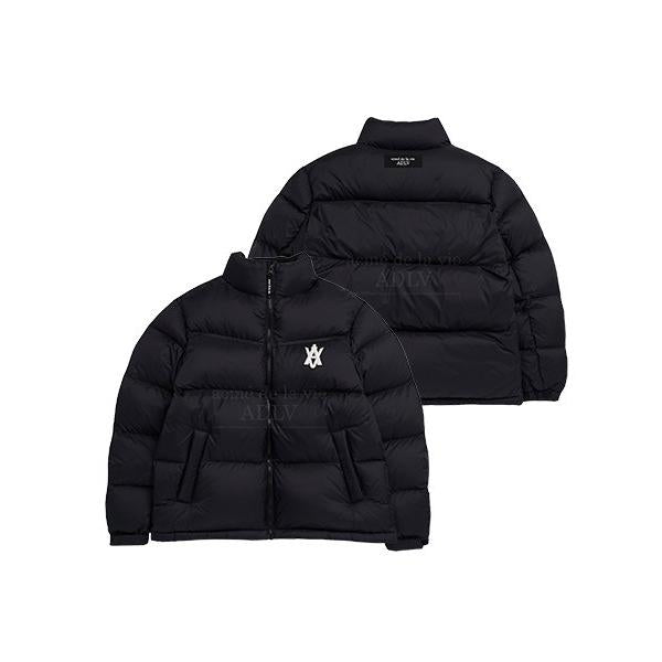 アクメドラビ(acme' de la vie)    A LOGO EMBLEM PATCH SHORT PUFFER DOWN JACKET BLACK