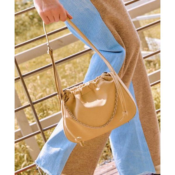 BBYB(ビービーワイビー)  Balloon Suede Shoulder Bag (Grey Beige)
