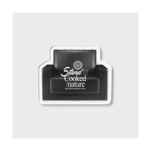 NCOVER（エンカバー） TEXT ON BLACK SOFA-CLEAR(ACRYLIC TOC)