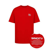 SINCITY (シンシティ) CHANGE THE WORLD TSHIRT RED