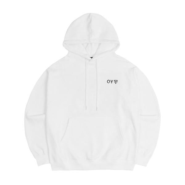 オーワイ(OY) LAYERED CUTTING LOGO HOODIE-WHITE – UNDERSTUDY CLUB