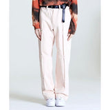 ラメルマメゾン (LA MER MA MAISON)    RIVET WIDE PANTS ORANGE/ WHITE