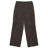 NOMANUAL(ノーマニュアル) W.P TWO TUCK PANTS - MOCHA