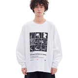 ARCHIVE BOLD (アーカイブボールド)　RED MOSS 3X3 LONG SLEEVE (WHITE)