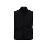 Strap Fake Fur Vest [BLACK]