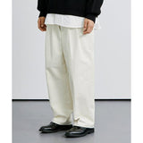 KND(ケイエンド)   WIDE CURVE FIT TWO TUCK CHINO PANTS CREAM