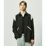 SSY(エスエスワイ)           essential varsity shirts black