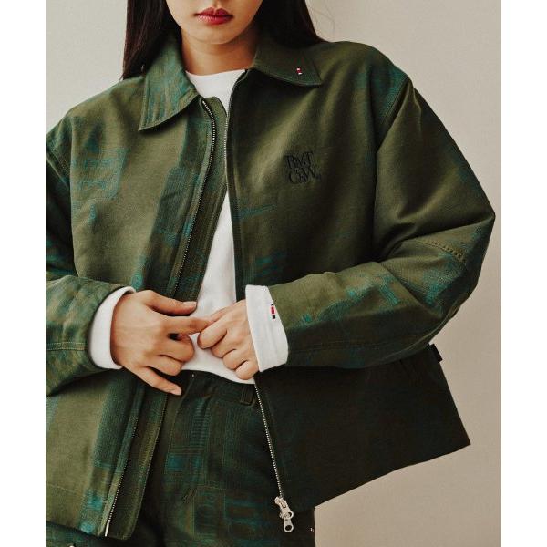 ROMANTIC CROWN(ロマンティック クラウン)    ROMANTIC STREET JACQUARD JACKET_KHAKI